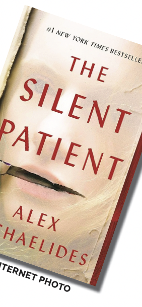 Book cover of "The Silent Patient"